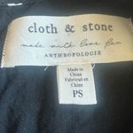 Cloth & Stone  Anthropologie Fun Print Shift Dress Black White Size Small Petite Photo 11