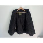 Eddie Bauer Jacket Women's Large Premium Goose Down Black Quilted Full Zip Photo 6