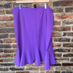 Ashley Stewart  Violet Purple A-Line Pleated Midi Skirt Women's Size 22/24 Photo 4