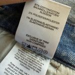 Silver Jeans  Women’s Sz Large Baggy Overalls Denim 28” Length Photo 4