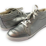 UGG  Schlyer Silver Sneakers Women's Sz 6‎ Photo 0
