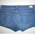 Paige New Womens NWT 28 Premium Denim Designer Shorts Blue Cut off Frayed Jean Photo 1