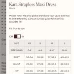 Petal and Pup  NWT $109 Black Kara Strapless Maxi Dress L 12 14 Photo 2