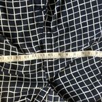 Van Heusen Black and White Sleeveless Notched Collar Blouse Photo 4