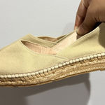 VISCATA Handmade in Spain Rascassa Flat Canvas Espadrilles Nude Beige Y Black Size 9.5 Photo 0