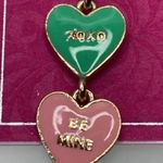 Macy's Holiday Lane Women’s Gold-Tone Imitation Pearl & Valentine Heart Drop Earrings Photo 2