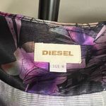 Diesel NWOT  Women Floral Midi Dress Oversized Size M Pocket Photo 5