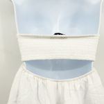 Bonhomia Resortwear Vacation Beach Wedding White Smocked Halter Dress Size S Photo 3