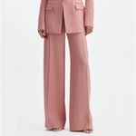 Oscar de la Renta SET pink bow peak label jacket blazer and pants suit set Photo 4