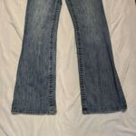 American Eagle  Womens 6 Reg Stone Washed Flared Boot Jeans Low Rise Pockets Photo 2