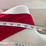 Amanda Smith VINTAGE Red V Neck Midi Dress Size 8 Sleeveless Date Night Photo 7