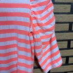 Lilly Pulitzer Lilly, Pulitzer Coral And White Stripe Dress Size Medium Photo 4