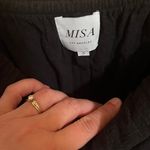 MISA Los Angeles Helena black off the shoulder tassel dress Photo 4