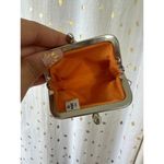 Pocchiri Jacquard Portemonnaie Japan Fuji Orange Kiss Lock Purse Set Photo 4