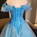 Women’s Fairy Tale Prom Party Dress with Corset back Size 2 NWT Blue Photo 5