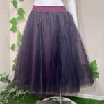 Windsor Purple Tulle Ballerina Poofy Skirt Photo 5