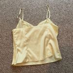 Beginning Boutique  Amrita Yellow Satin Top Photo 4