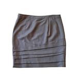 Per Se  army green wool pencil skirt Sz 14 Plus Photo 0