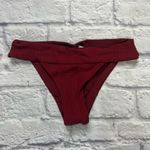 l*space L* Womens Veronica Hipster Bikini Bottom Size XS Textured Cheeky Red New Photo 1