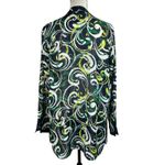 Maggie Barnes  0X-Large (14/16W) Tunic Top Geometric Semi-Sheer Button-Up Multi Photo 5