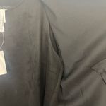 NWT MarlaWynne black Tank top and Shacket Faux Suede set size xl Photo 2