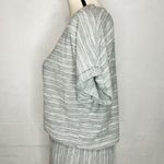 The Vanity Room  Women's Textured Knit Lace Up Dress Gray Size M NWT Photo 4