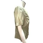 Papell Petites Vintage 90s 8P Sage Green Silk Beaded Skirt Suit Mother Bride Photo 5