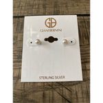 Giani Bernini  sterling silver pearl earrings Photo 2