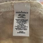 Sundance  Organia Linen Cotton Crochet Lace Roll Tab Pants Sand Size 12 Photo 11