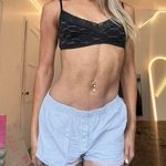 savage x fenty rihanna black lace logo bralette Photo 2