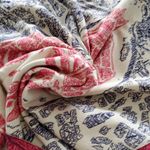 New Without Tags Luxury Cashmere Blend Horse Scarf Blue Photo 3