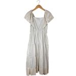 Vintage NAOO Nation Ak Outfits Maxi Dress Peasant Boho Beige Cottagecore Cotton Tan Size L Photo 8