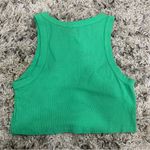 Princess Polly  Green Cropped Tank - Size 12 Photo 1