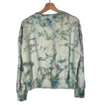 Anthropologie Pilcro Eleyna Blue Tie Dye Long Sleeve Sweatshirt M Photo 2