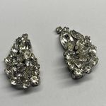 Women's Costume Earrings Prong Set Rhinestone CLIP On Clip Photo 0