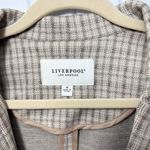 Liverpool  Beige Checkered Casual Office Blazer size M Photo 4