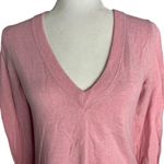 J.Crew  Mercantile Pullover Sweater XS Pink Long Sleeve Knit V Neck Photo 1