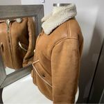 ZARA thick faux sherpa lined coat size xl Photo 5