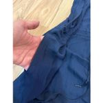 Everlane  Japanese GoWeave Light Drawstring Dress Navy Blue Sz 10 Photo 4