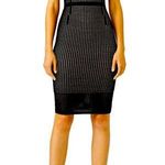 Revolve John + Jenn Black Perforated Laser Cut Mesh Bodycon Cocktail Dre… Photo 0