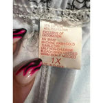 PINK LABEL pajamas sleeveless capri set roses with lace edging PLUS size 1X Blue Photo 5