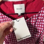 Reformation NWT  Dale Sleeveless Mini Dress in Discotheque Red Photo 7