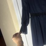 Nanette Lepore  Midnight Blue Dress with Lace Accents Photo 7