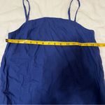 Madewell Blue Goldie Mini Dress in 100% Linen Photo 3