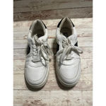 MIA  Krew Perforated White Sneakers Leather Women's Size 8.5 Lace Up Tennis Shoes Photo 5