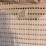 Balance Collection  womens open knit hooded swim cover -up peach pink L Photo 3