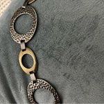 H.I.P. Vintage Silver Pewter Gold Tone Metal Chain Belt One Size Photo 11