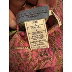 Provence d'amour Women Reversible Floral Jacket 100% Cotton Pink Green Size S Photo 9