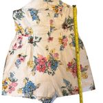 House Of Harlow 1960 Linen Blend Floral Romper Size 6 Photo 2