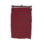 Madewell Sailor Stripe Red & Navy Pencil Skirt Sz XS Photo 5